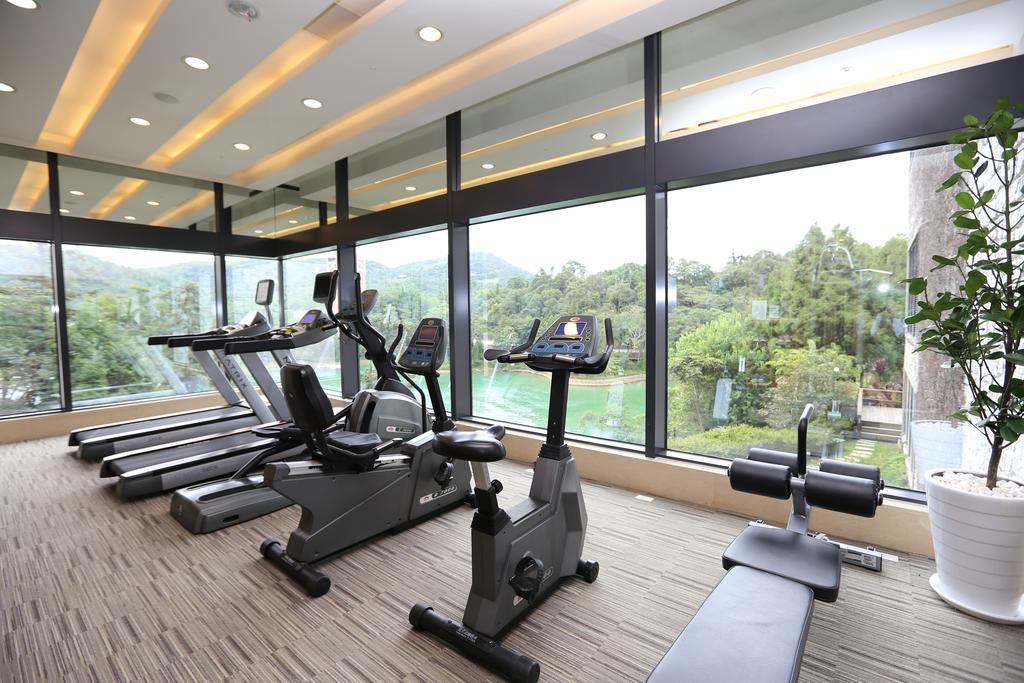 Fleur De Chine Hotel Yuchi Luaran gambar The gym at the hotel